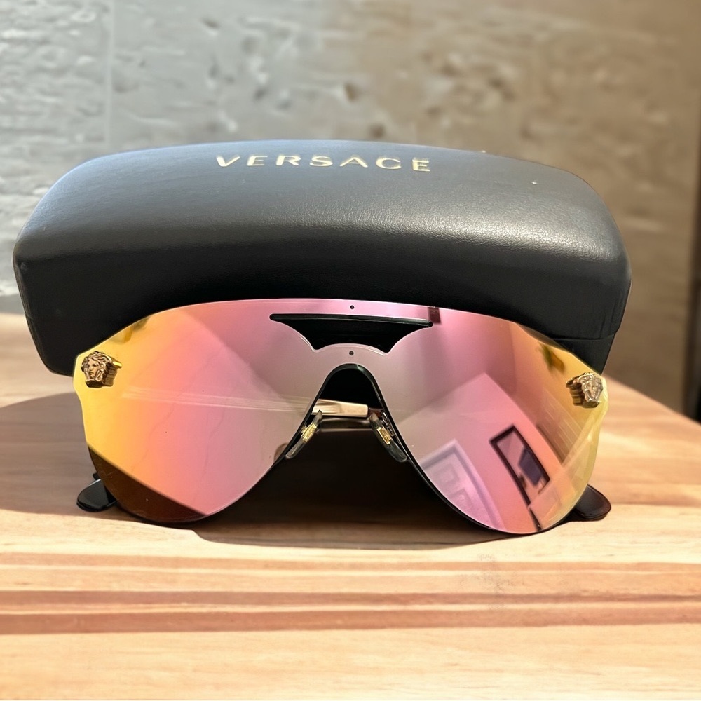 Versace Medusa Shield Sunglasses